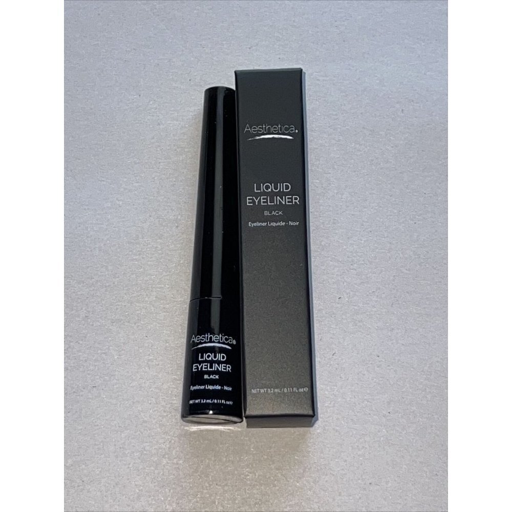 $25 Aesthetica NIB Women Black Liquid Eyeliner Felt Tip 3.2ML Cat Eye Winged